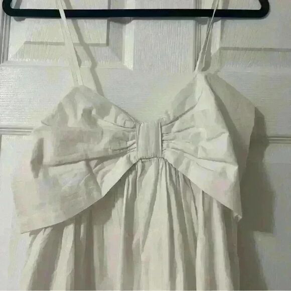 Lovers and Friends Somerset Bow Mini Dress in White - Picture 5 of 7